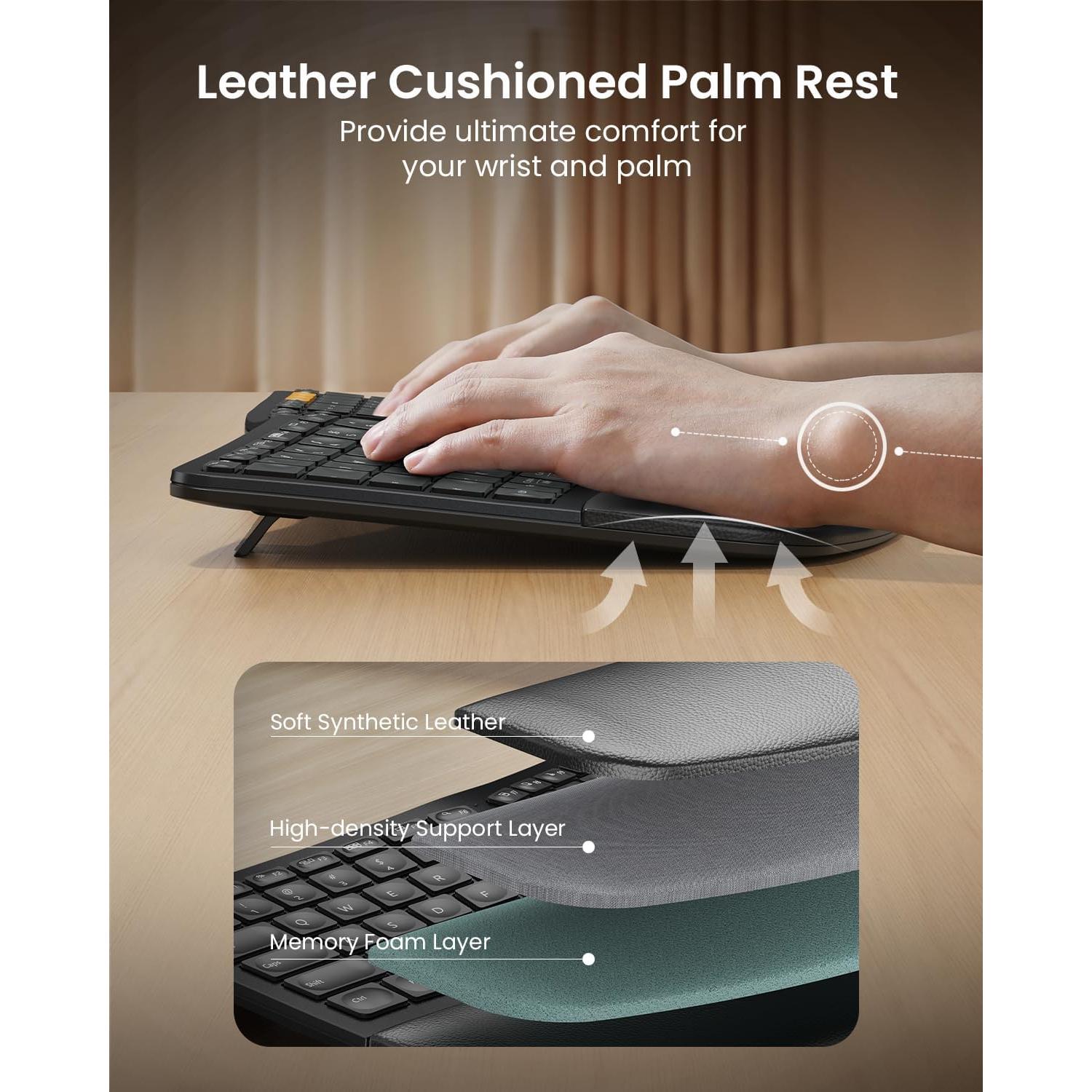 Teclado Ergonómico Bluetooth ProtoArc EK01 Plus Negro