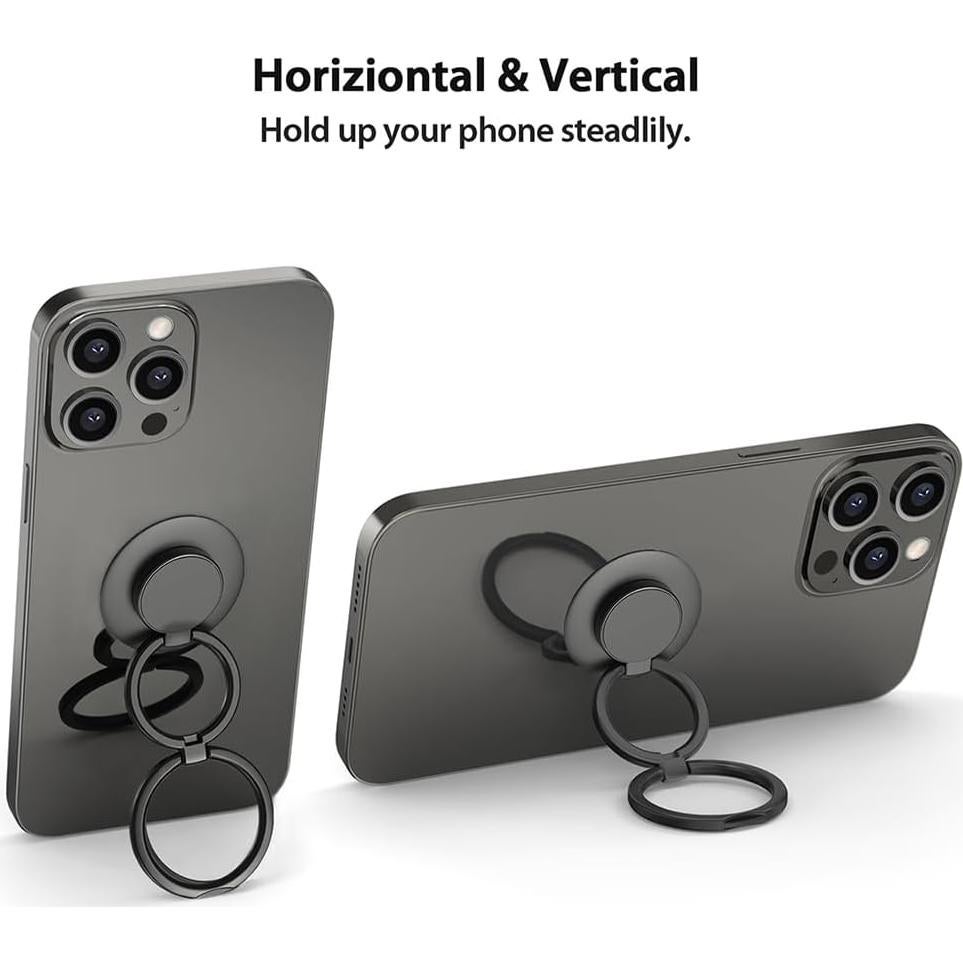 Soporte para Teléfono Monidea Plegable Ajustable Negro