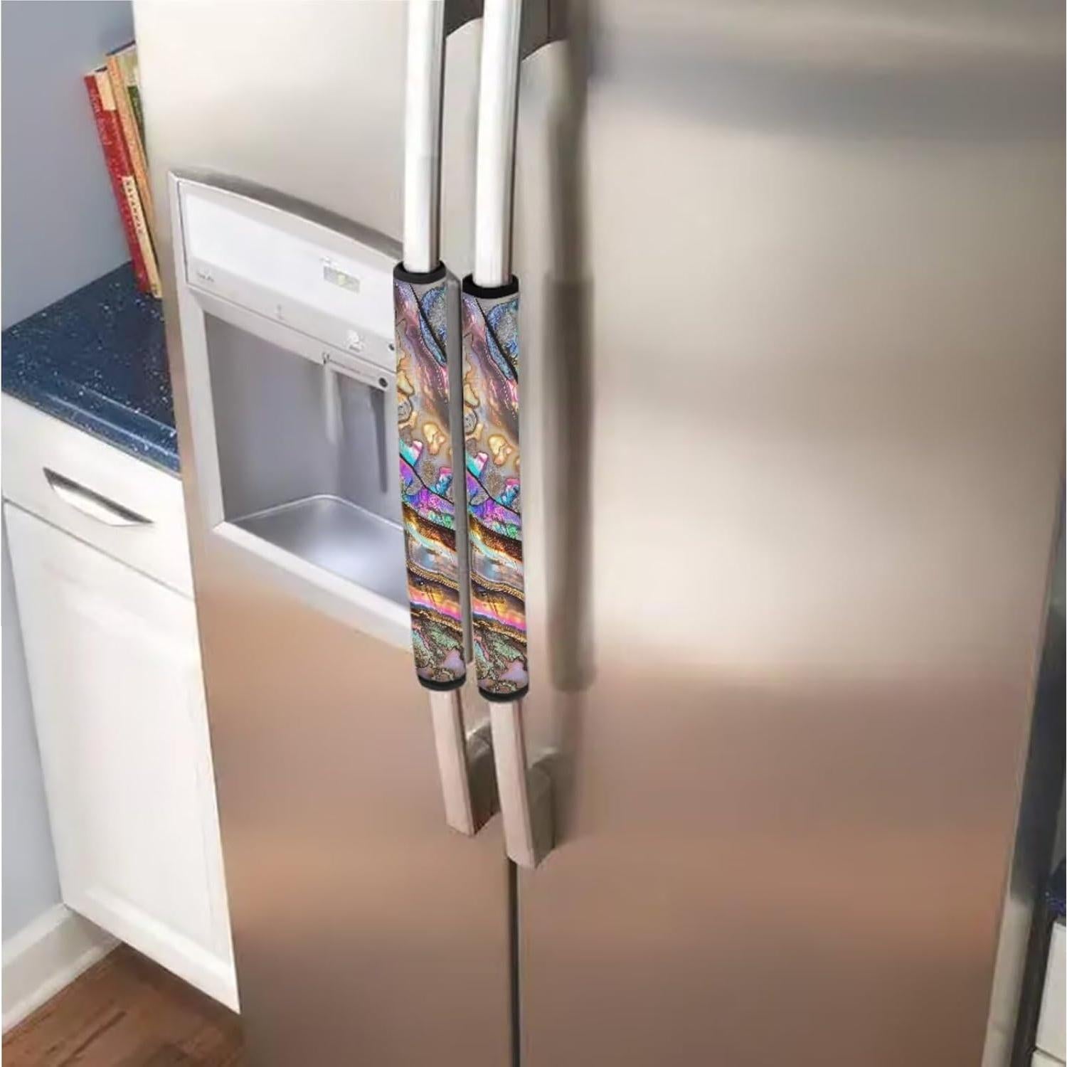 Juego de 6 Cubiertas para Manijas Garucesta Neopreno Iridiscente