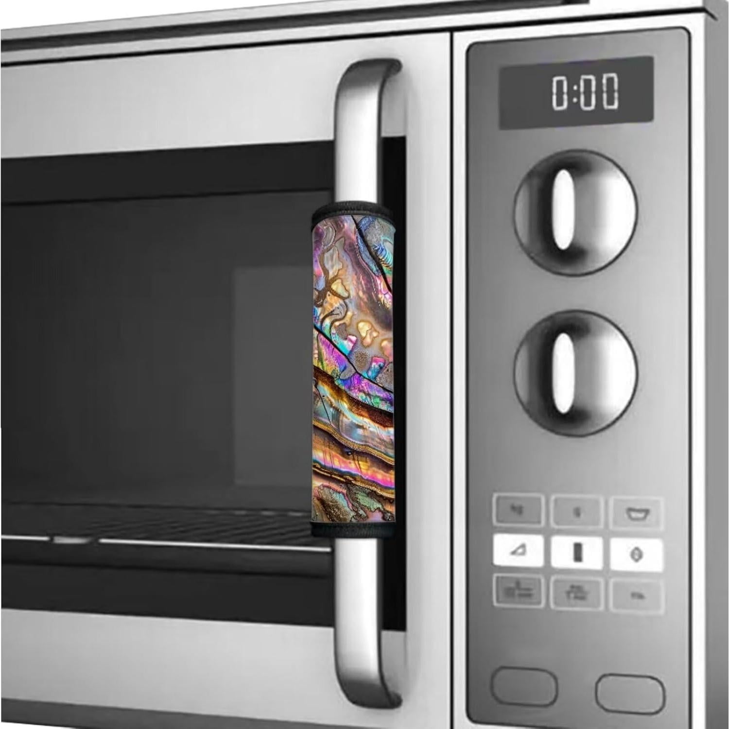 Juego de 6 Cubiertas para Manijas Garucesta Neopreno Iridiscente