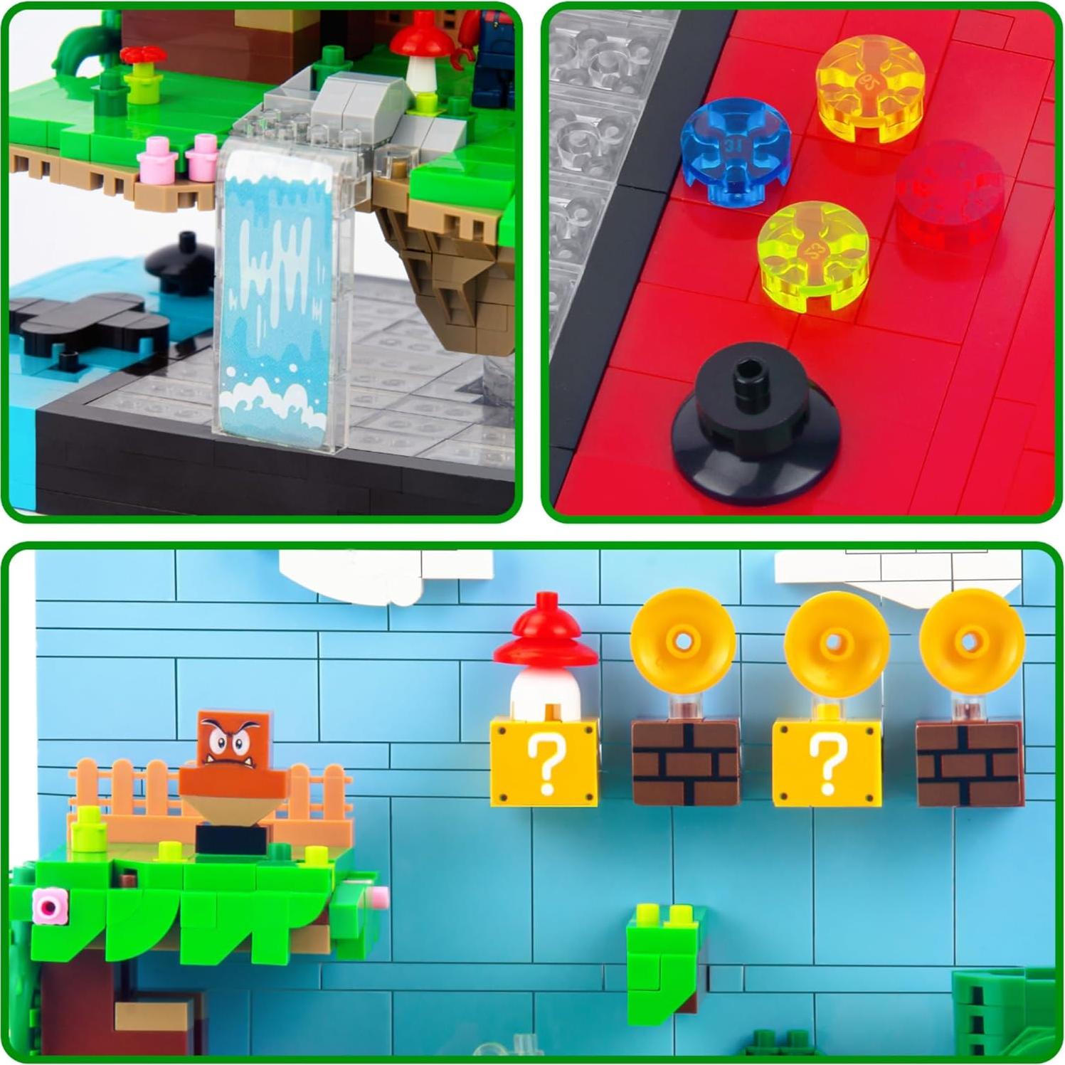 Juego de Construcción Vziimo 1256 Piezas 3D para Niños 8+