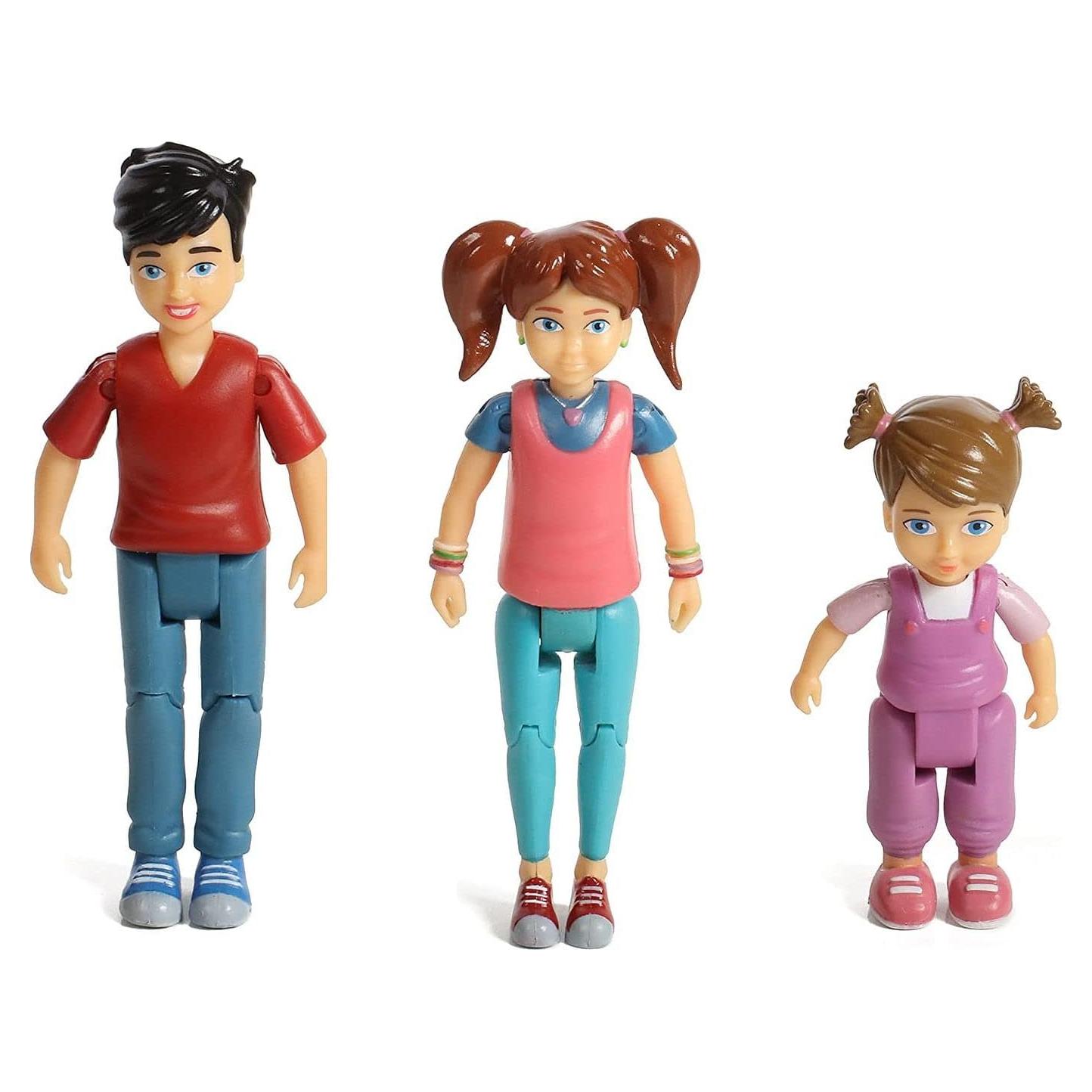 Conjunto de Muñecos Familia Dulce Li'l Beverly Hills 3 Figuras