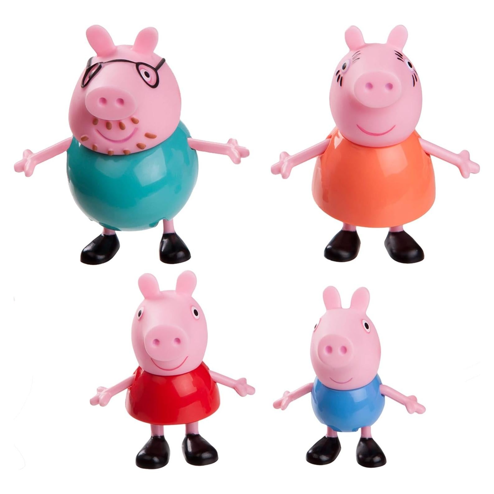 Figuras Peppa Pig - Paquete Familiar 4 Piezas 7,62 cm