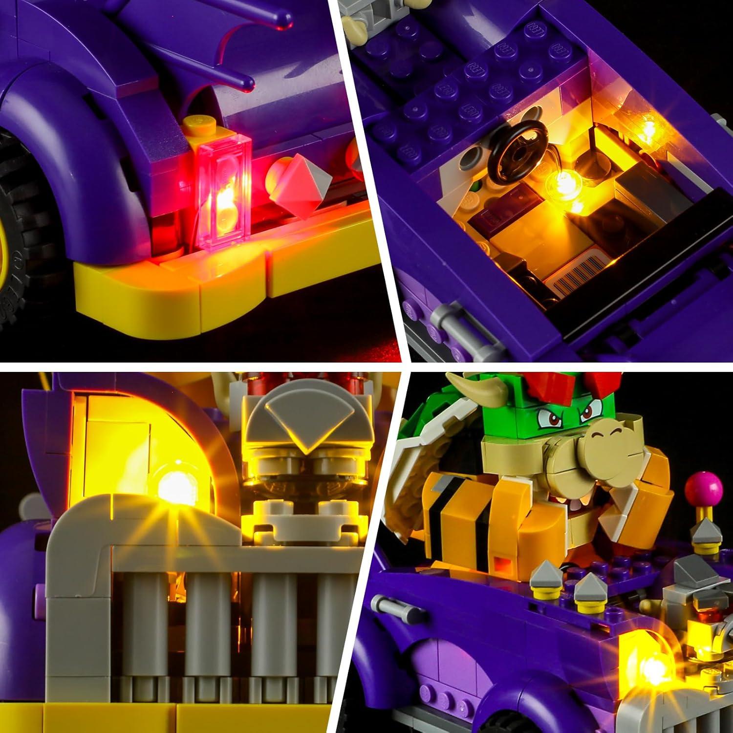 Kit de Iluminación LED BRIKSMAX para Lego 71431 Coche Bowser