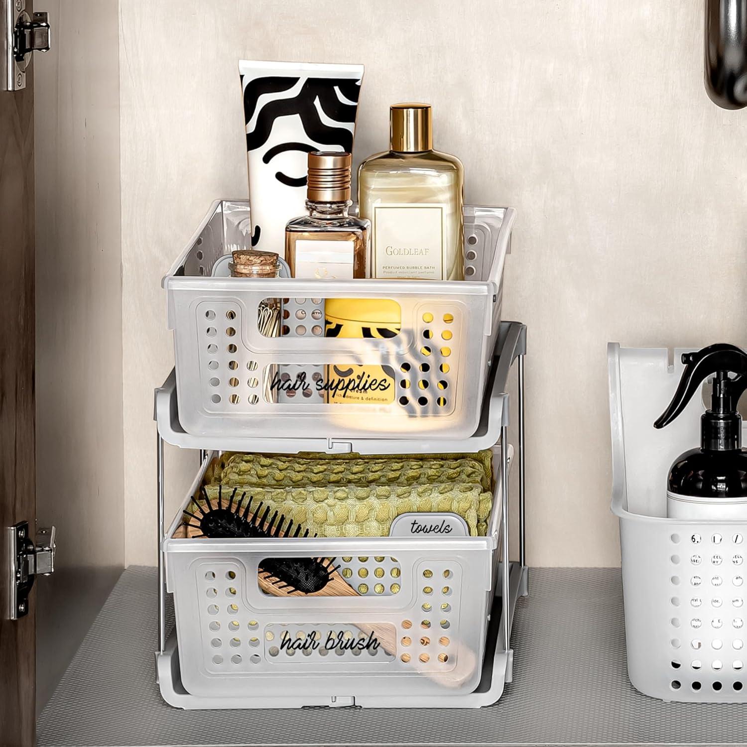 Organizador de 2 Niveles madesmart - Almacenamiento Antimicrobiano