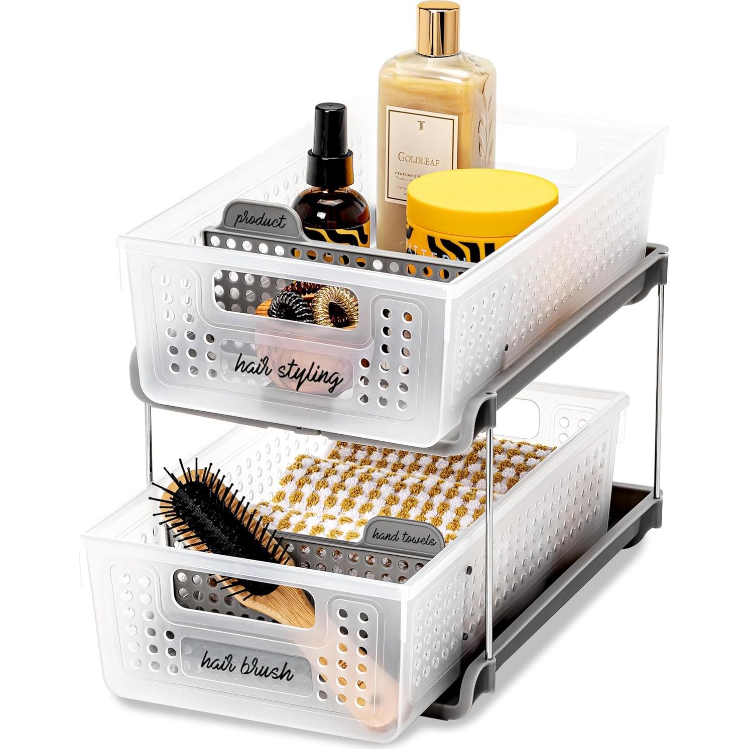 Organizador de 2 Niveles madesmart - Almacenamiento Antimicrobiano