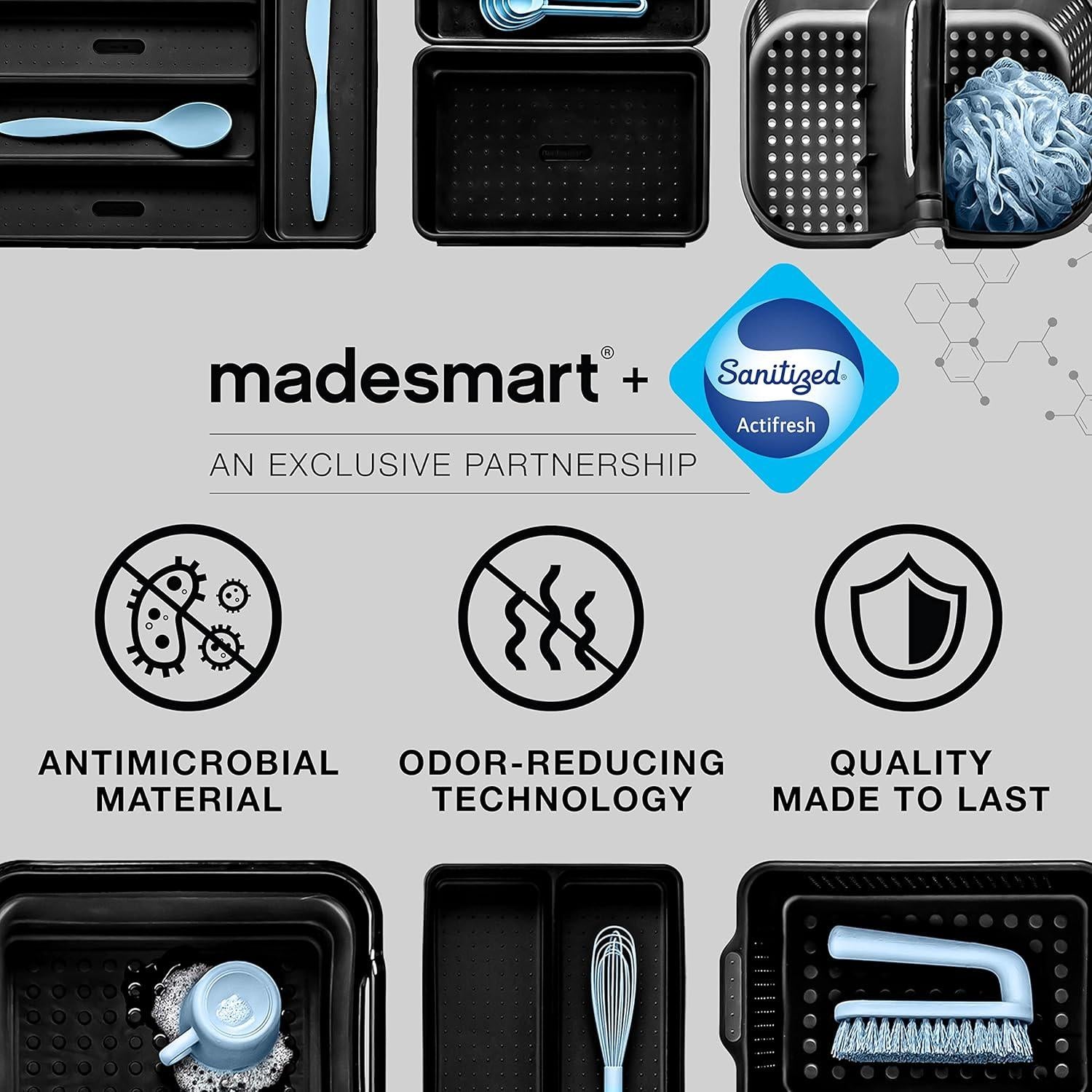 Organizador de 2 Niveles madesmart - Almacenamiento Antimicrobiano