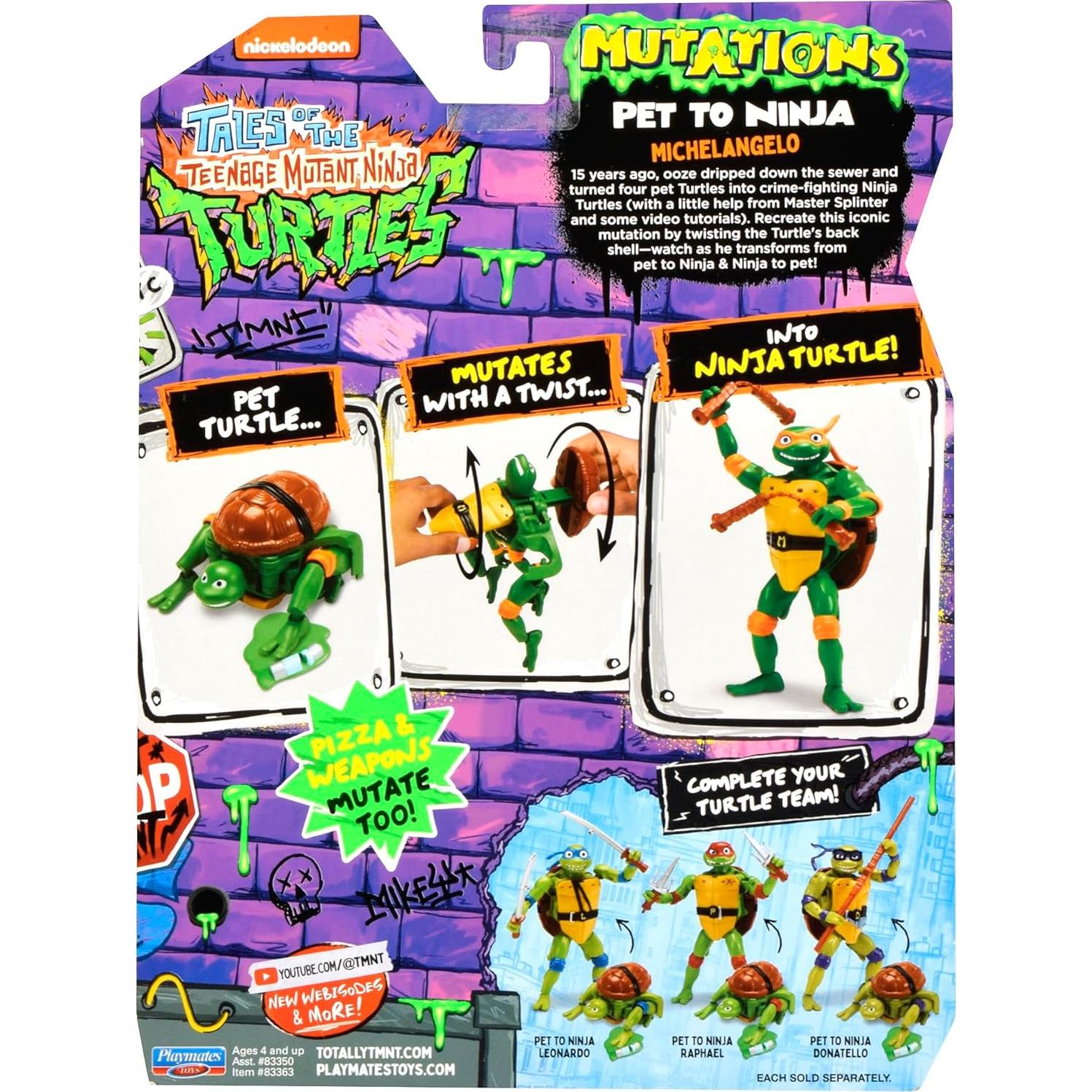 Figura Michelangelo Tortugas Ninja 13.97 cm Playmates Toys