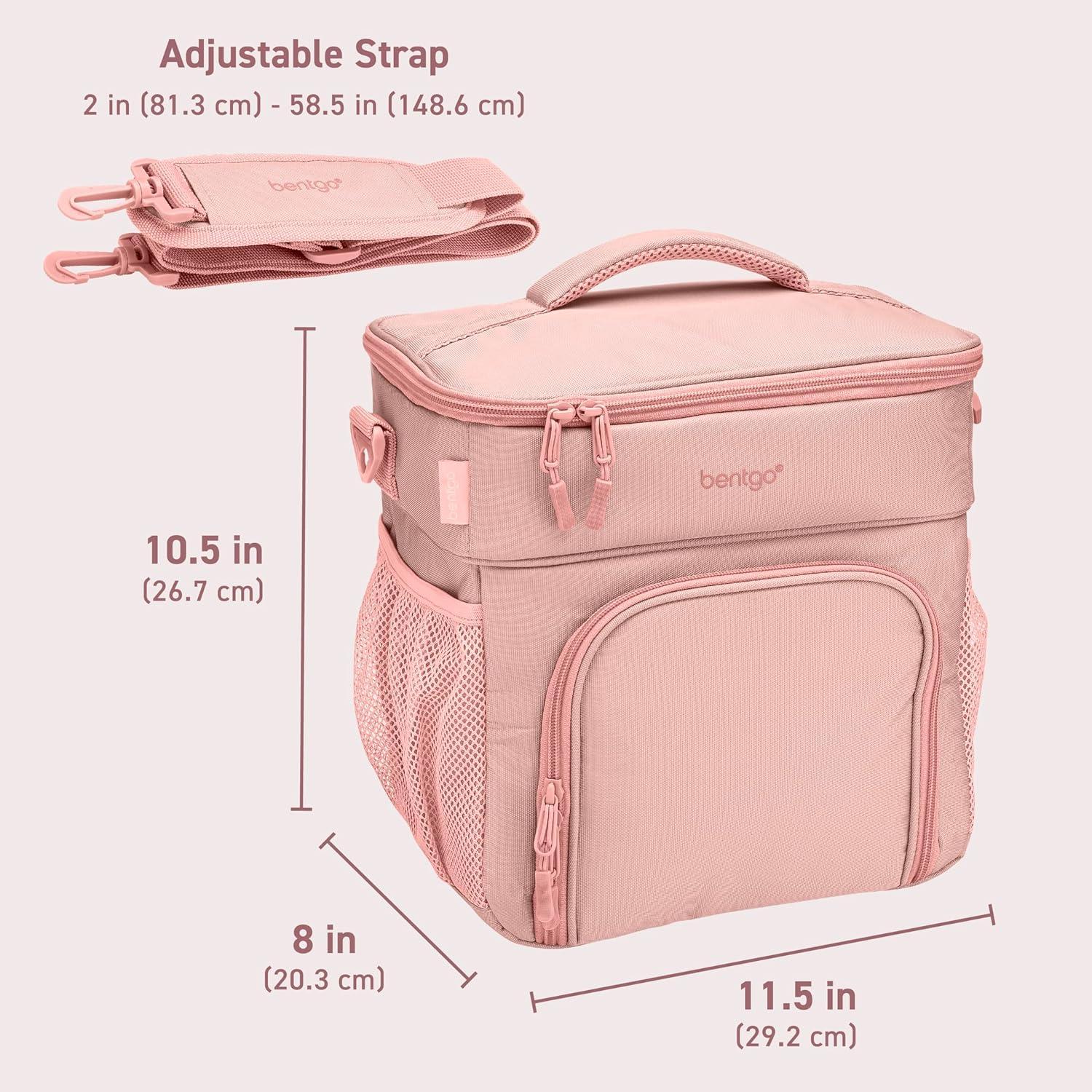 Bolsa Térmica Multicomida Deluxe Bentgo Rosa Pálido 21.3L