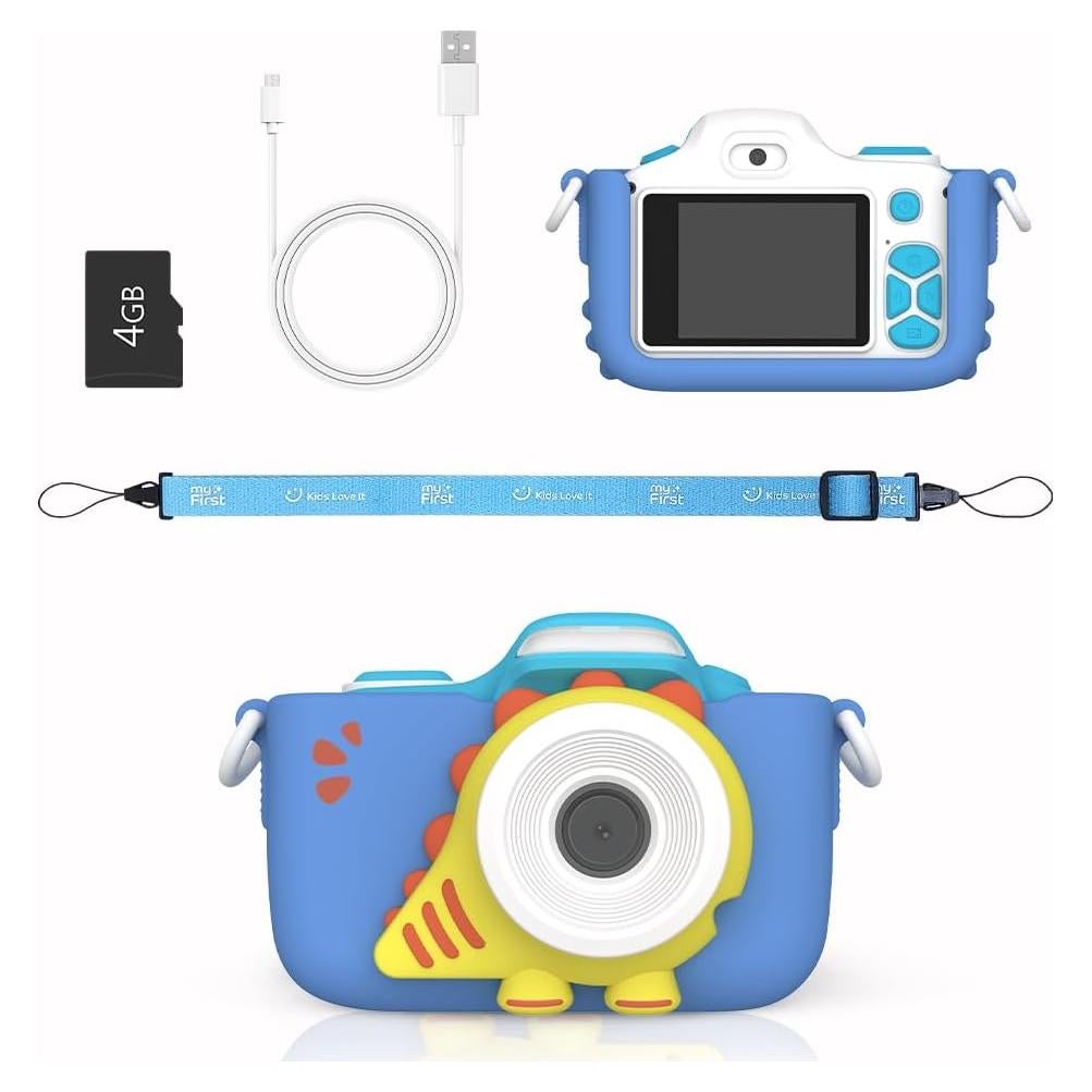 Cámara Digital para Niños myFirst 3 - 16MP, Video 1080HD, Azul