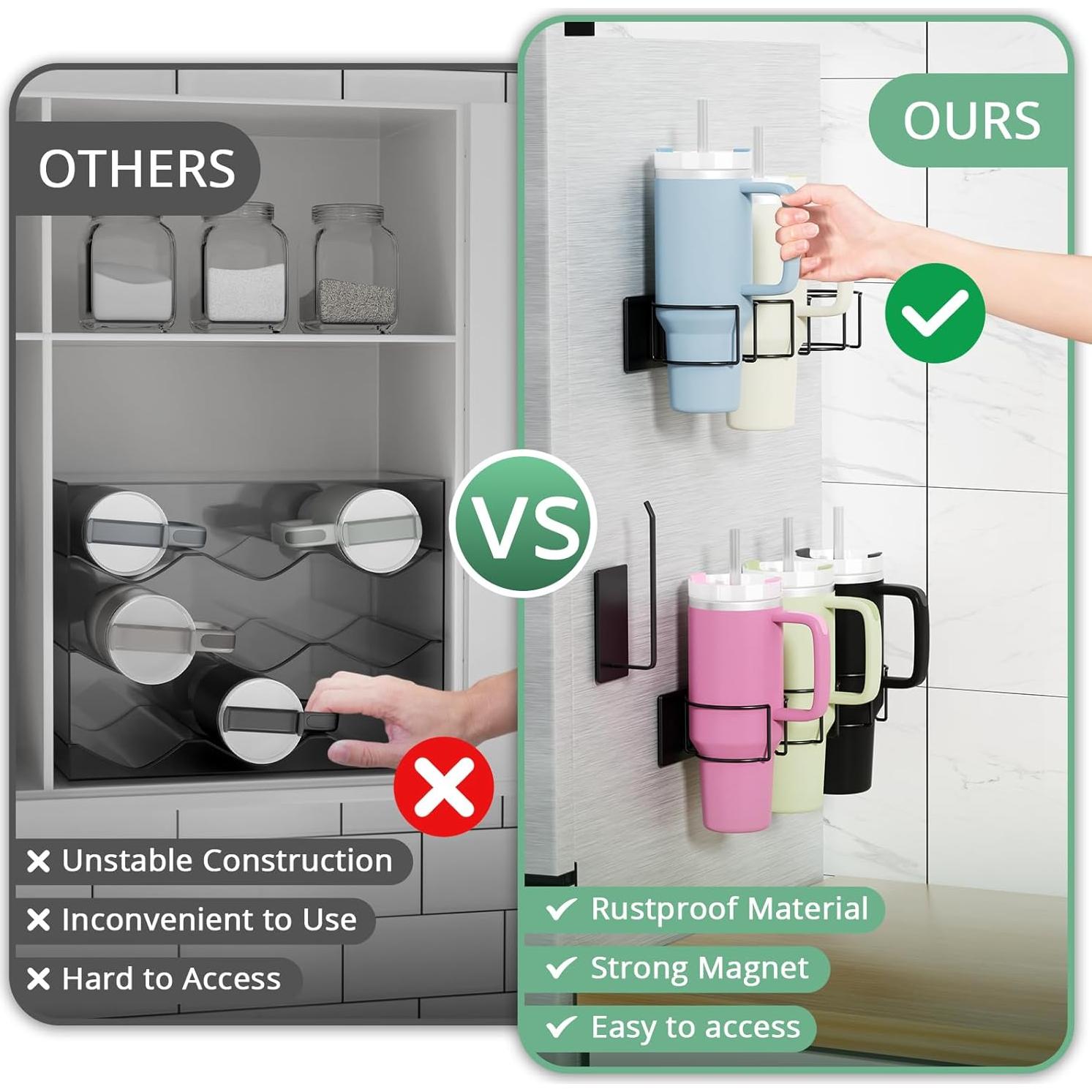 Soporte Magnético para Tazas Stanley 40 oz Arctiiro Negro