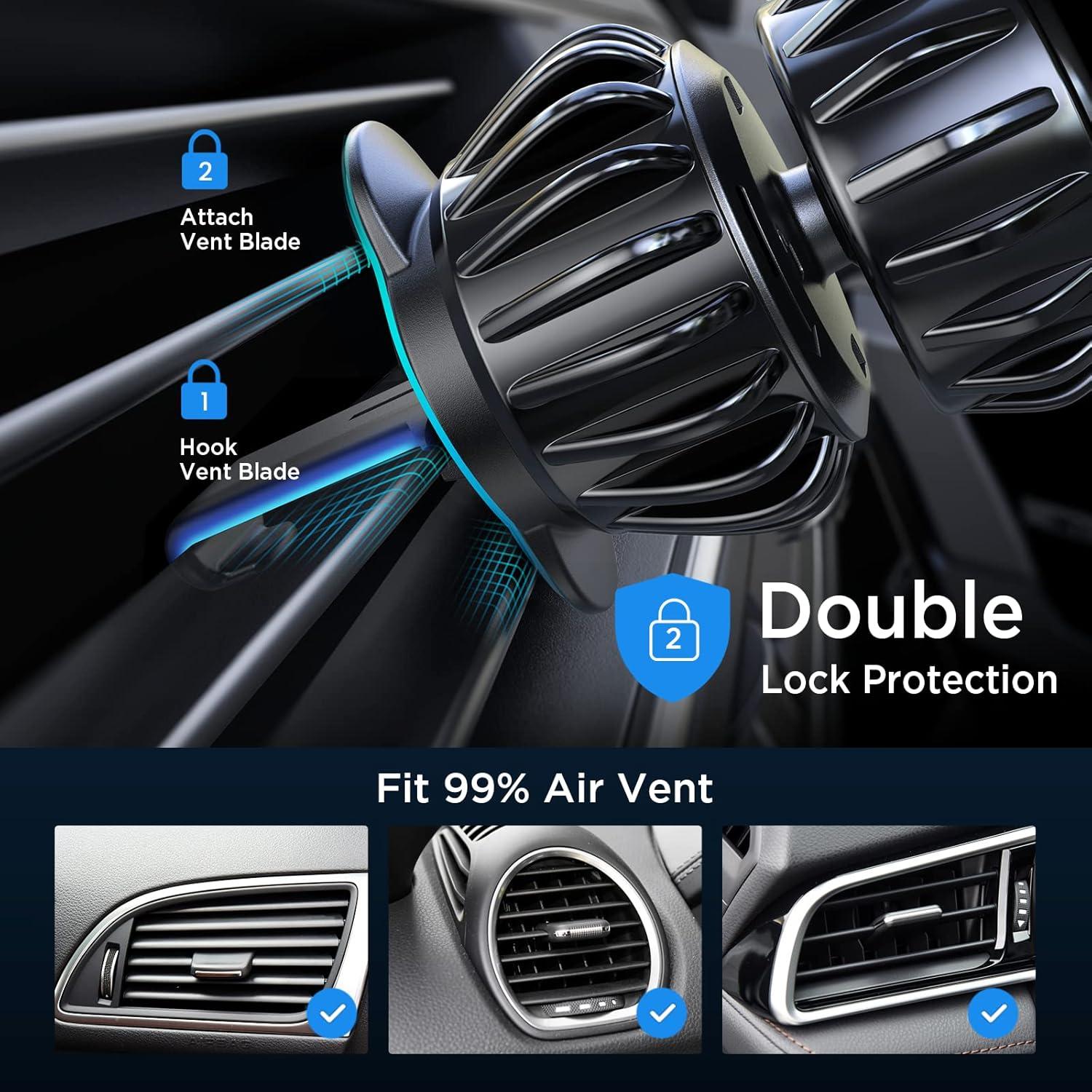 Soporte Magnético para Teléfono LISEN para Auto - Clip Mejorado