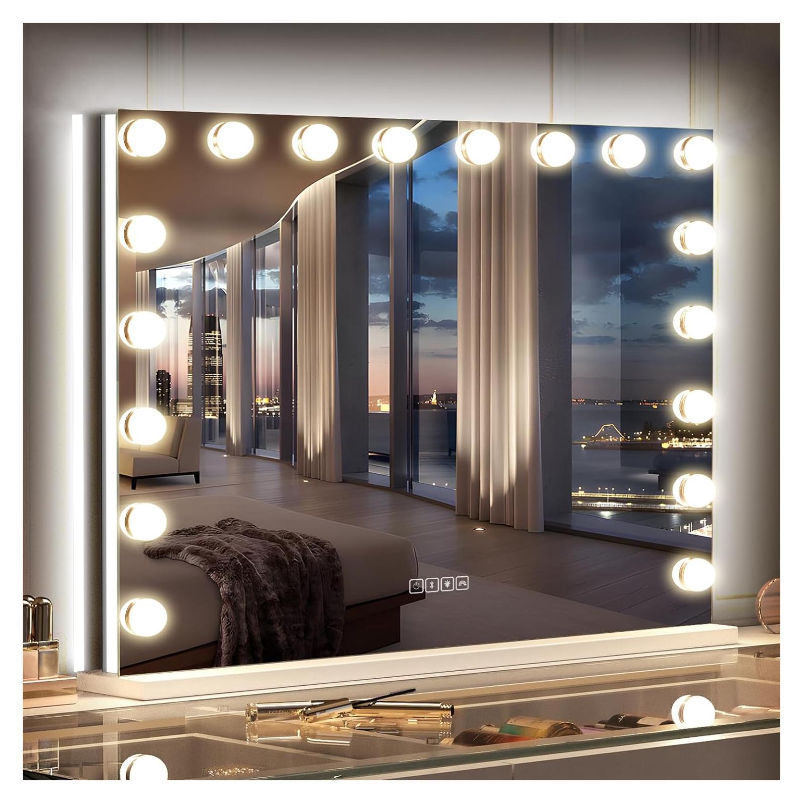 Espejo de Tocador VANITII con Luces LED RGB 53x79 cm