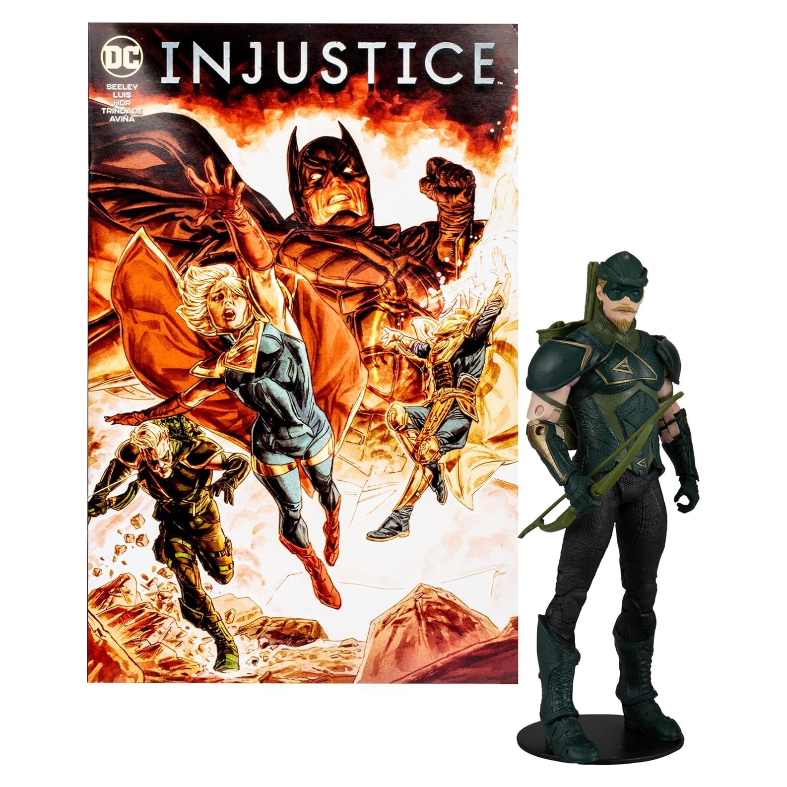 Figura Green Arrow 17.78 cm McFarlane Injustice 2 Detallada