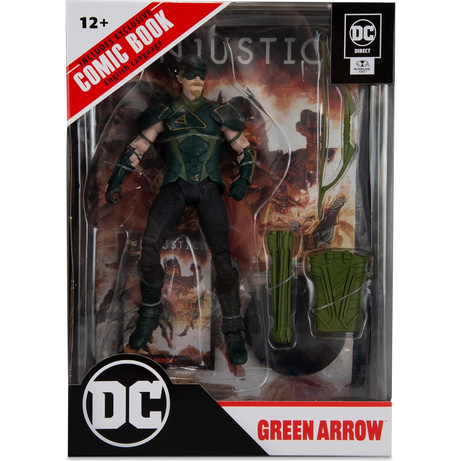 Figura Green Arrow 17.78 cm McFarlane Injustice 2 Detallada