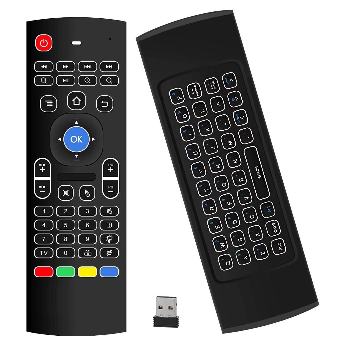 Control Remoto Air Mouse Dupad Story MX3 Pro Retroiluminado