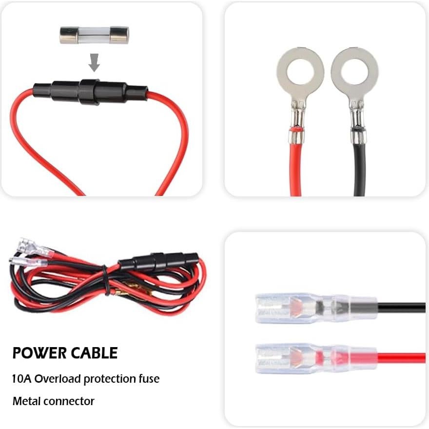 Toma de Encendedor de Cigarrillos IHOTDER 12V con Cubierta Impermeable