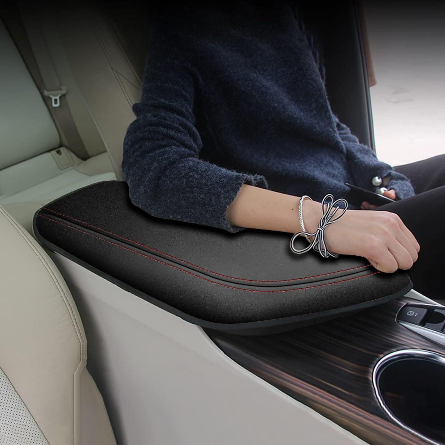 Cubiertas de Reposabrazos AOMSAZTO para Toyota Camry 2018-2024 Negro