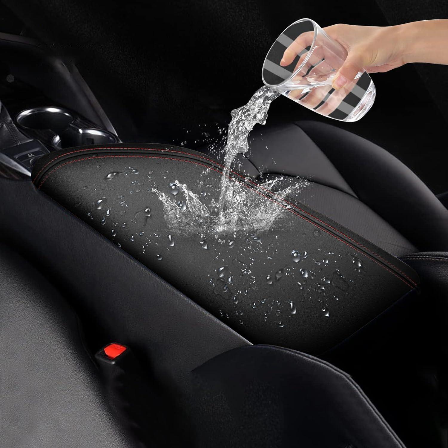 Cubiertas de Reposabrazos AOMSAZTO para Toyota Camry 2018-2024 Negro