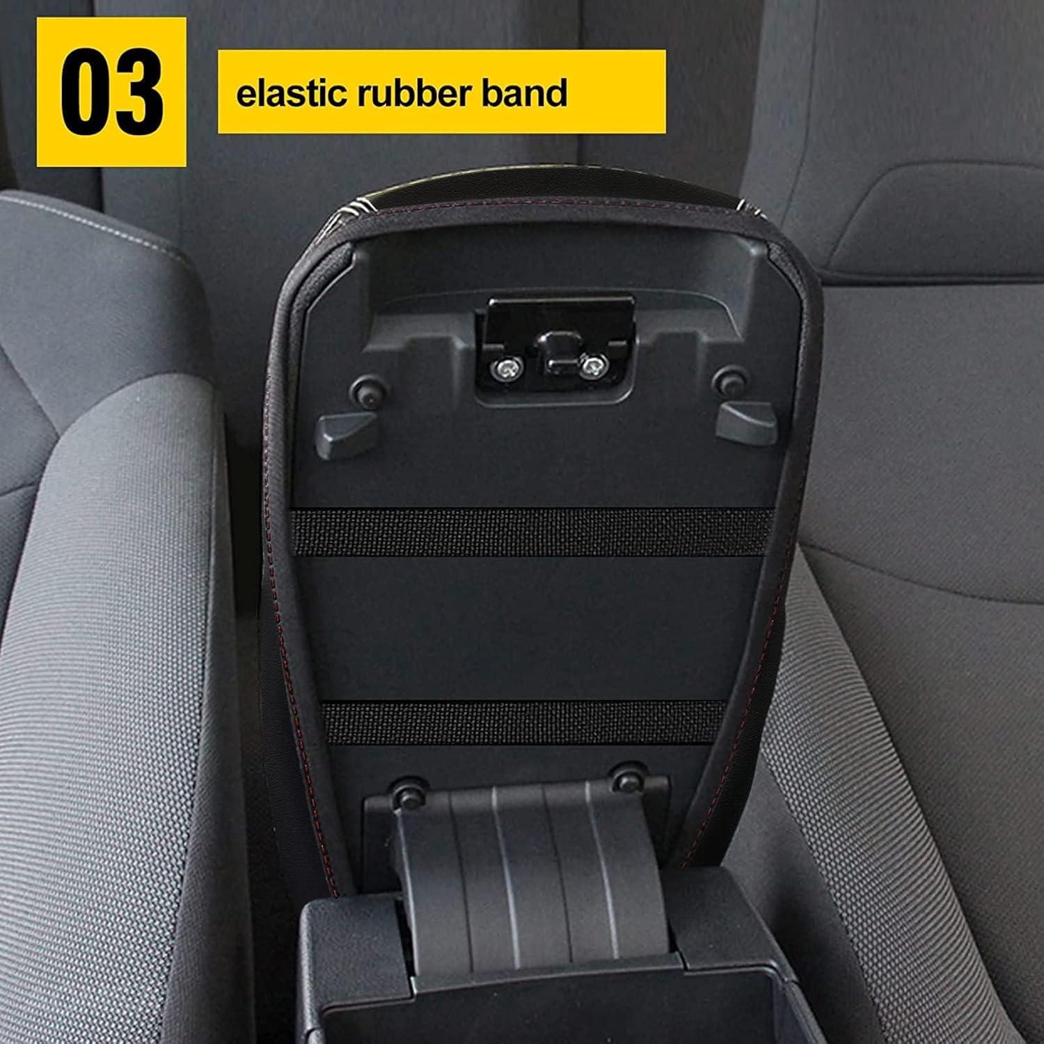 Cubierta de Reposabrazos AOMSAZTO para Toyota Camry 2012-2017 Negra