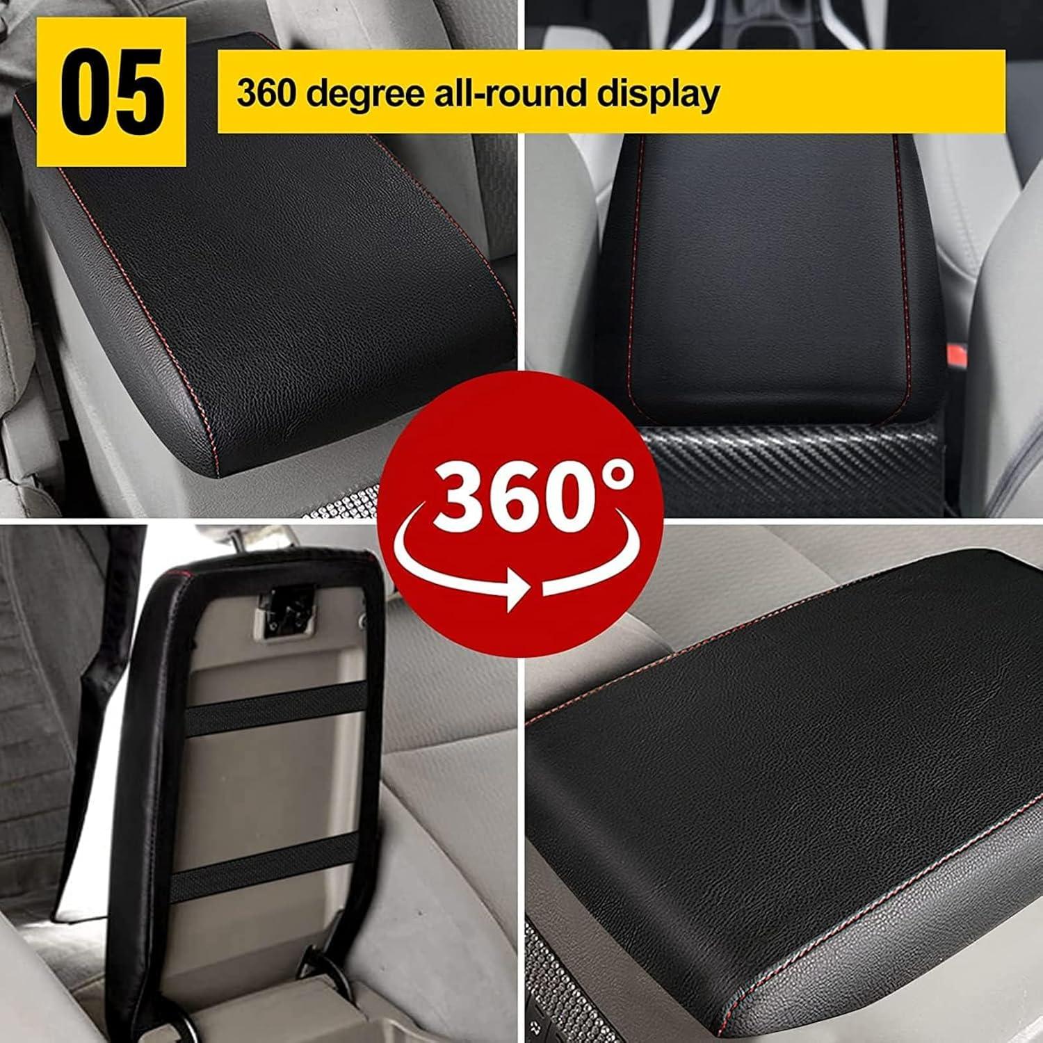 Cubierta de Reposabrazos AOMSAZTO para Toyota Camry 2012-2017 Negra