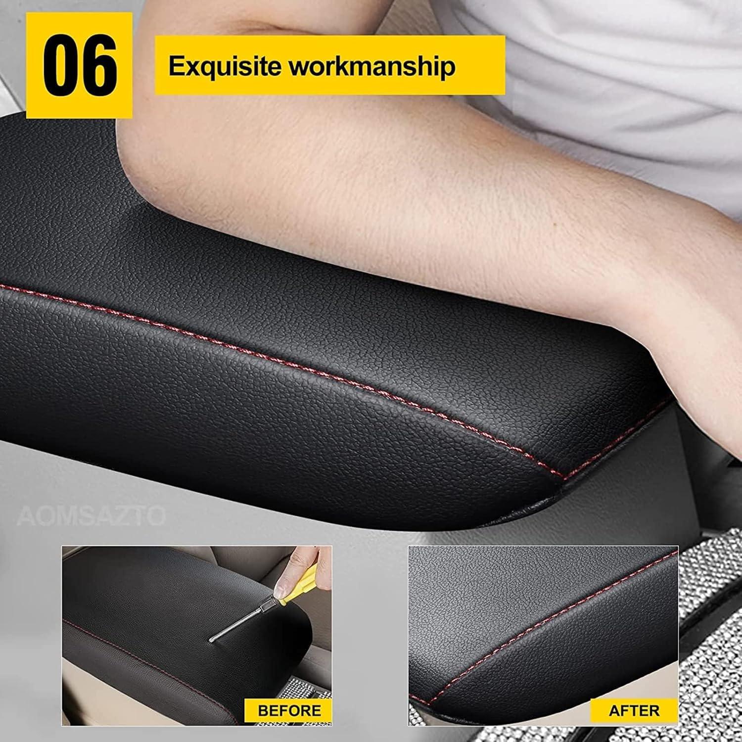 Cubierta de Reposabrazos AOMSAZTO para Toyota Camry 2012-2017 Negra