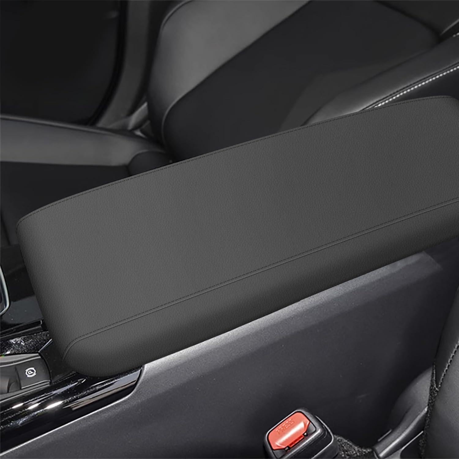 Cubierta de Consola AOMSAZTO para Toyota Camry 2024-2025 Cuero Negro