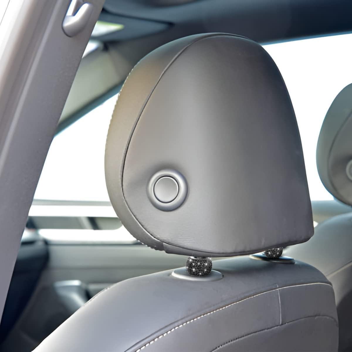 Collares de Reposacabezas de Coche BELOMI - Pack de 4 Brillantes