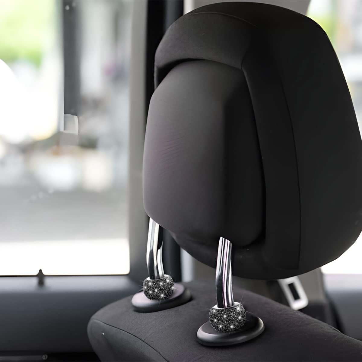 Collares de Reposacabezas de Coche BELOMI - Pack de 4 Brillantes