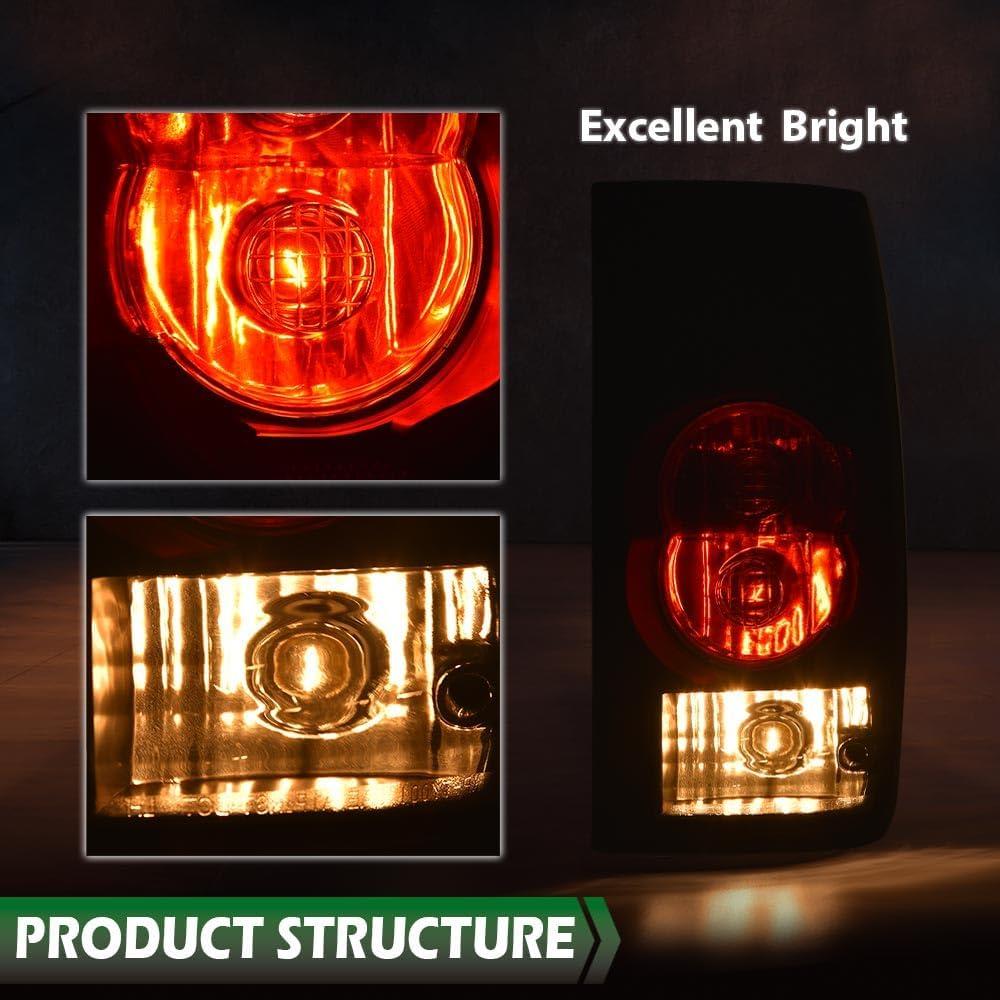 Ensamble de Luces de Frenos Grand Orange para Toyota Hilux 1989-1995