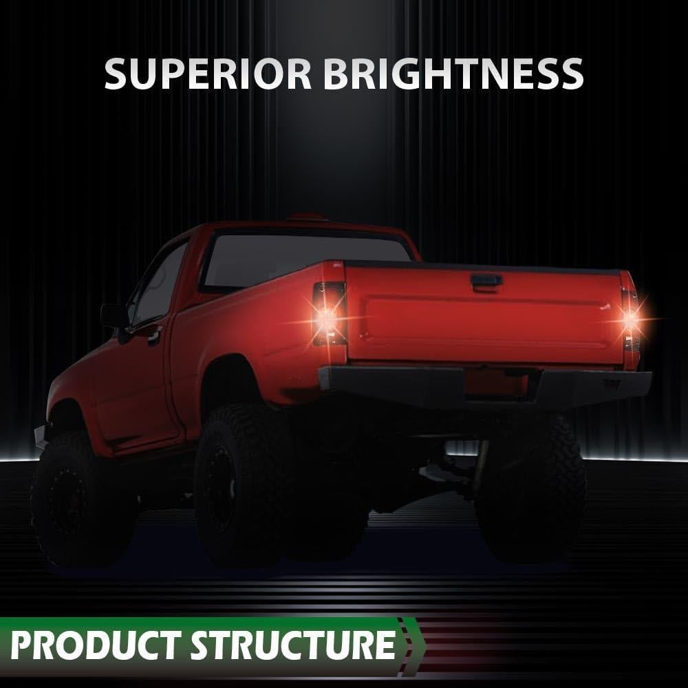 Ensamble de Luces de Frenos Grand Orange para Toyota Hilux 1989-1995