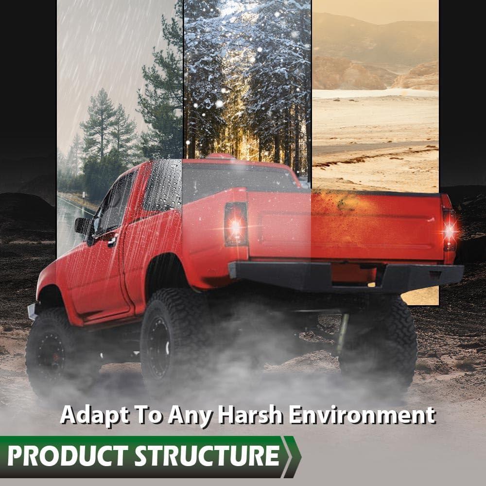 Ensamble de Luces de Frenos Grand Orange para Toyota Hilux 1989-1995