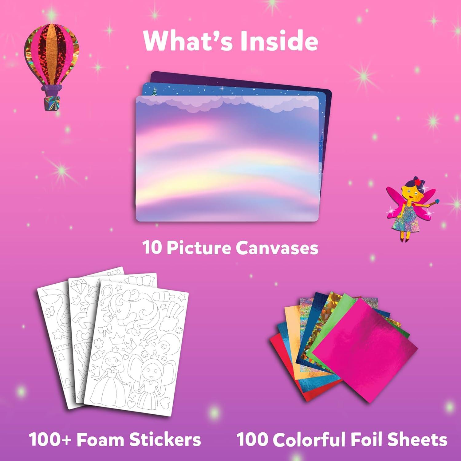 Skillmatics Foil Fun - Kit de Arte Unicornios y Princesas