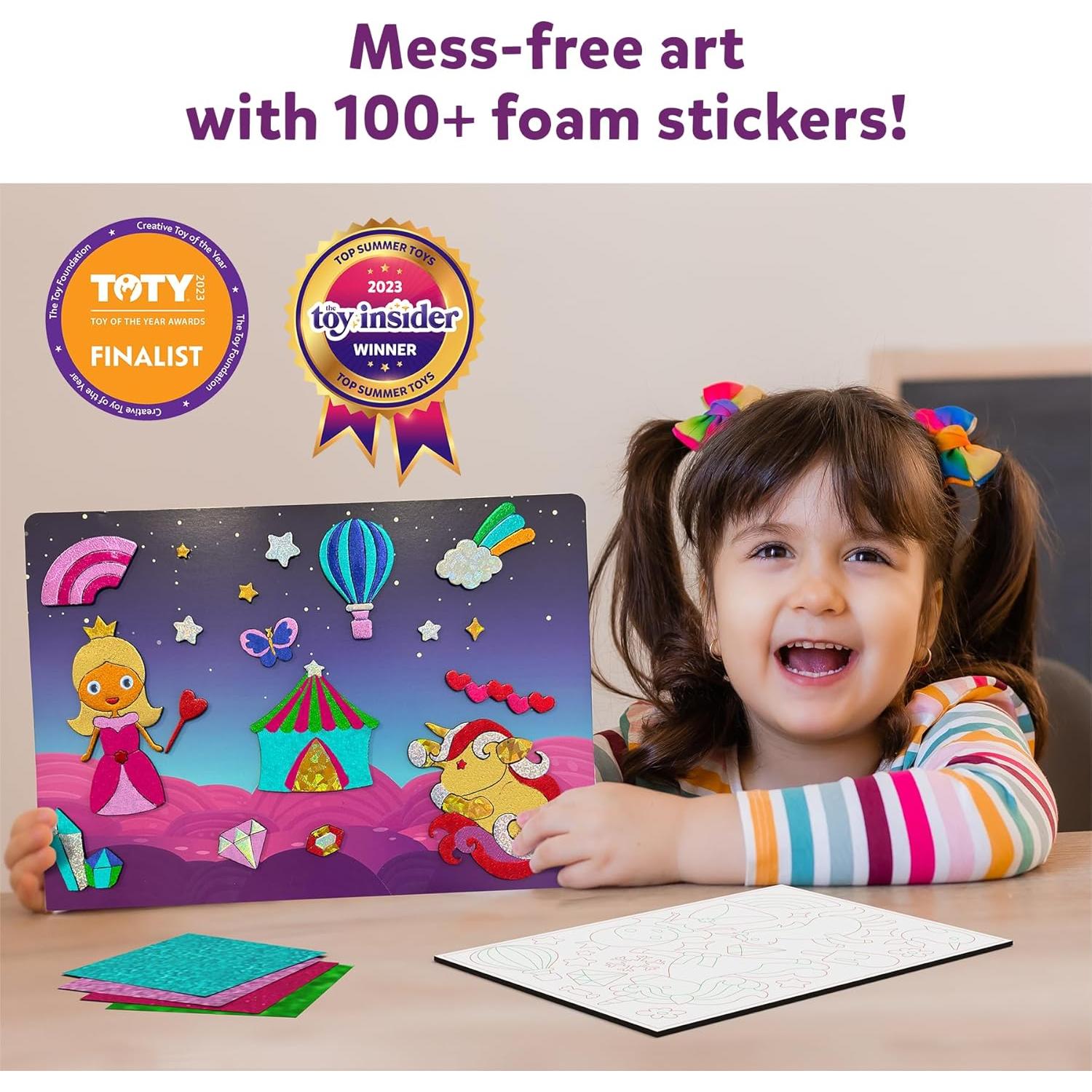 Skillmatics Foil Fun - Kit de Arte Unicornios y Princesas