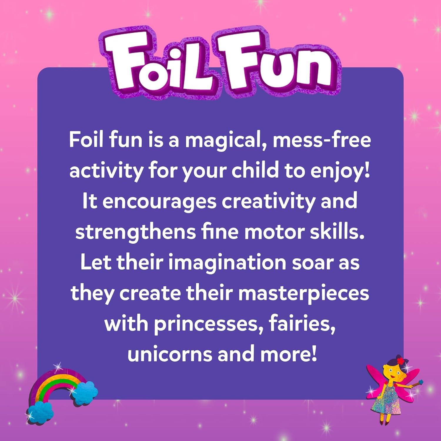 Skillmatics Foil Fun - Kit de Arte Unicornios y Princesas