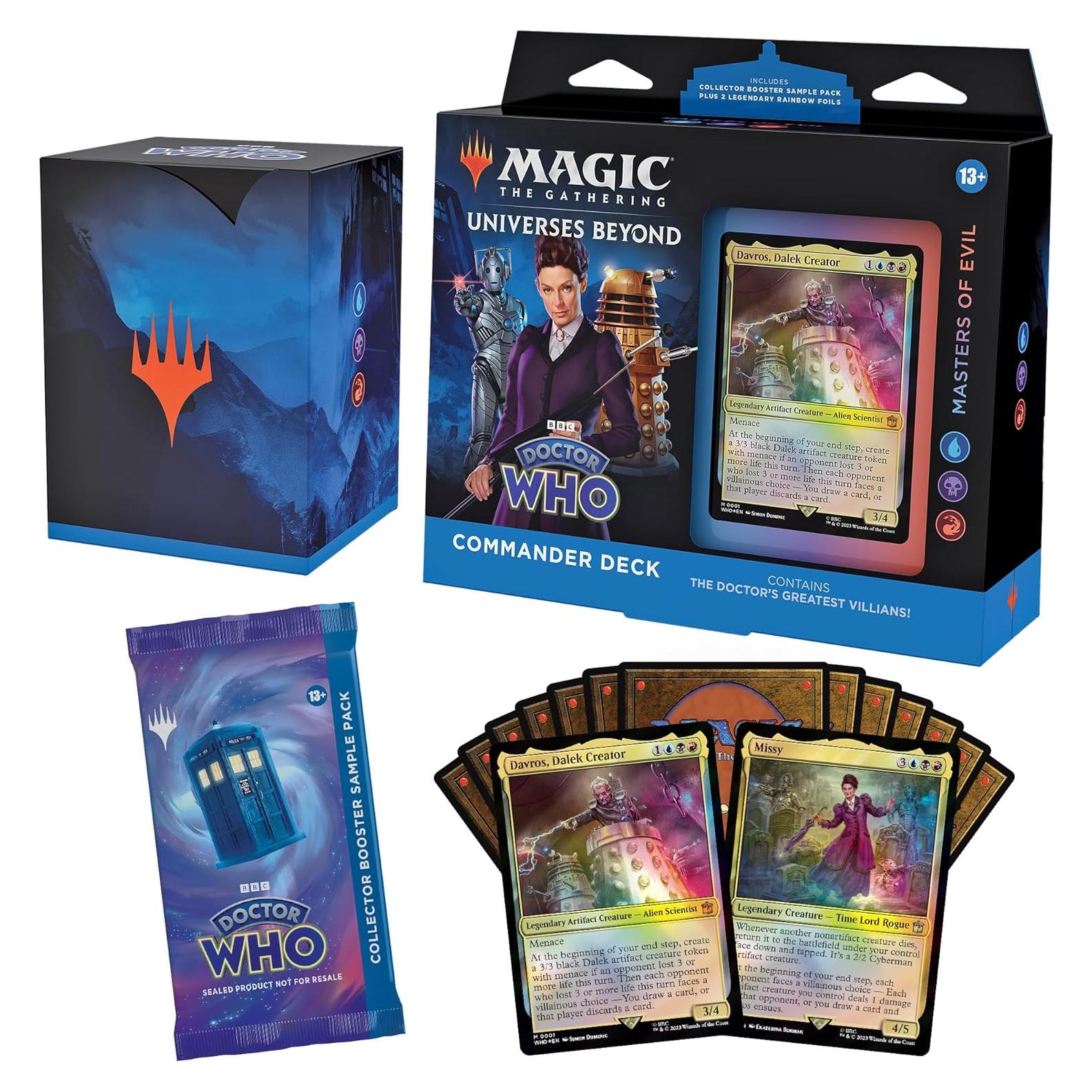 Baraja Commander Magic: The Gathering Doctor Who - Maestros del Mal