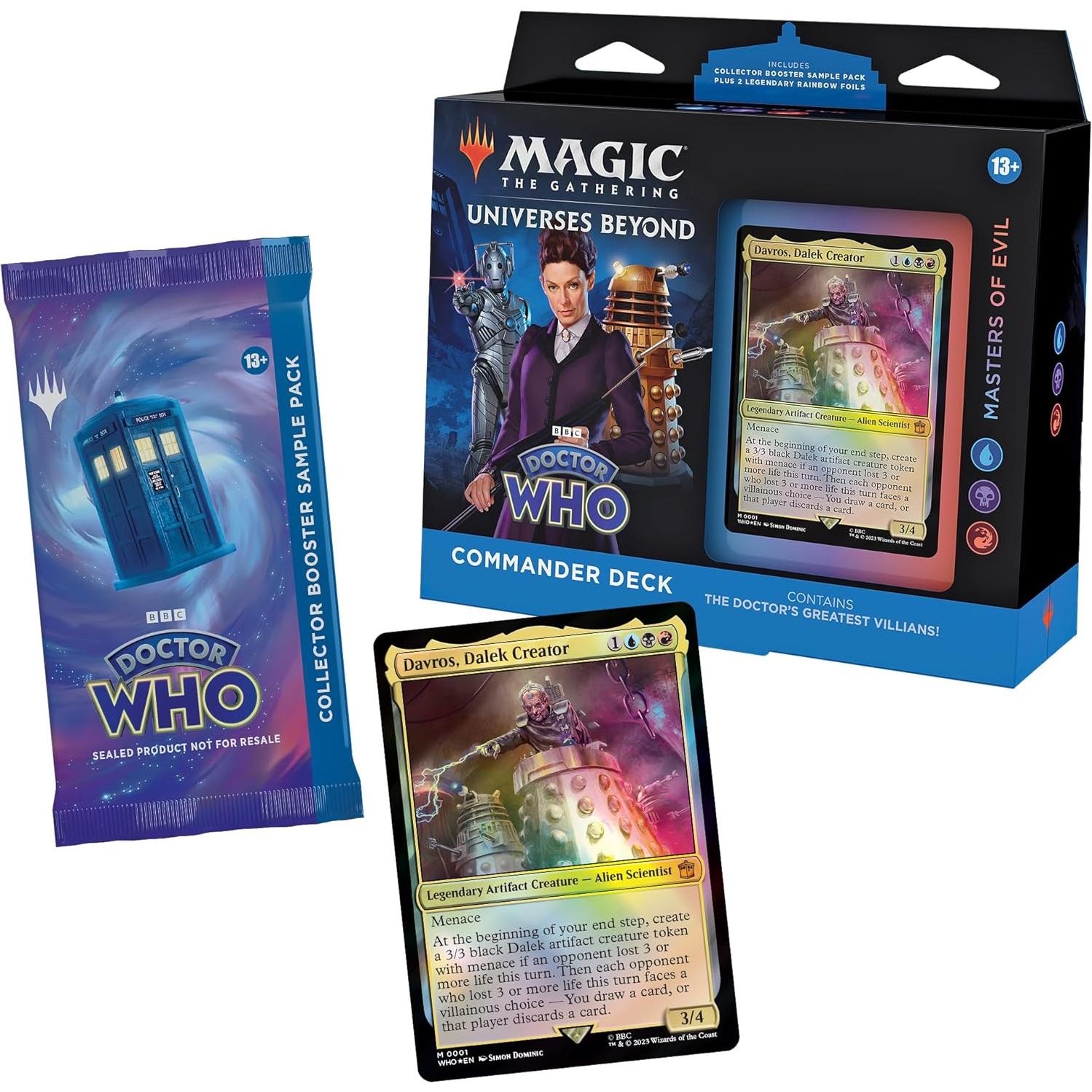 Baraja Commander Magic: The Gathering Doctor Who - Maestros del Mal