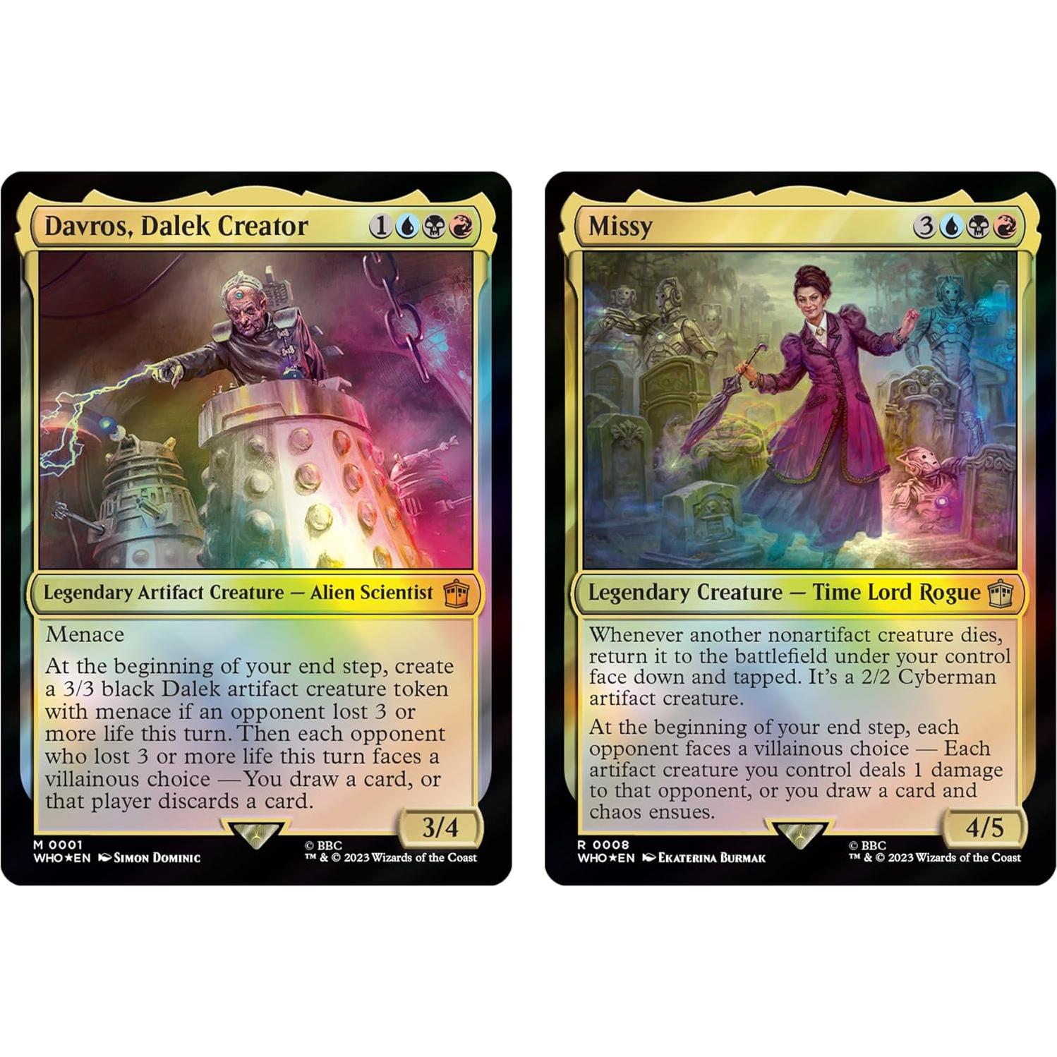 Baraja Commander Magic: The Gathering Doctor Who - Maestros del Mal