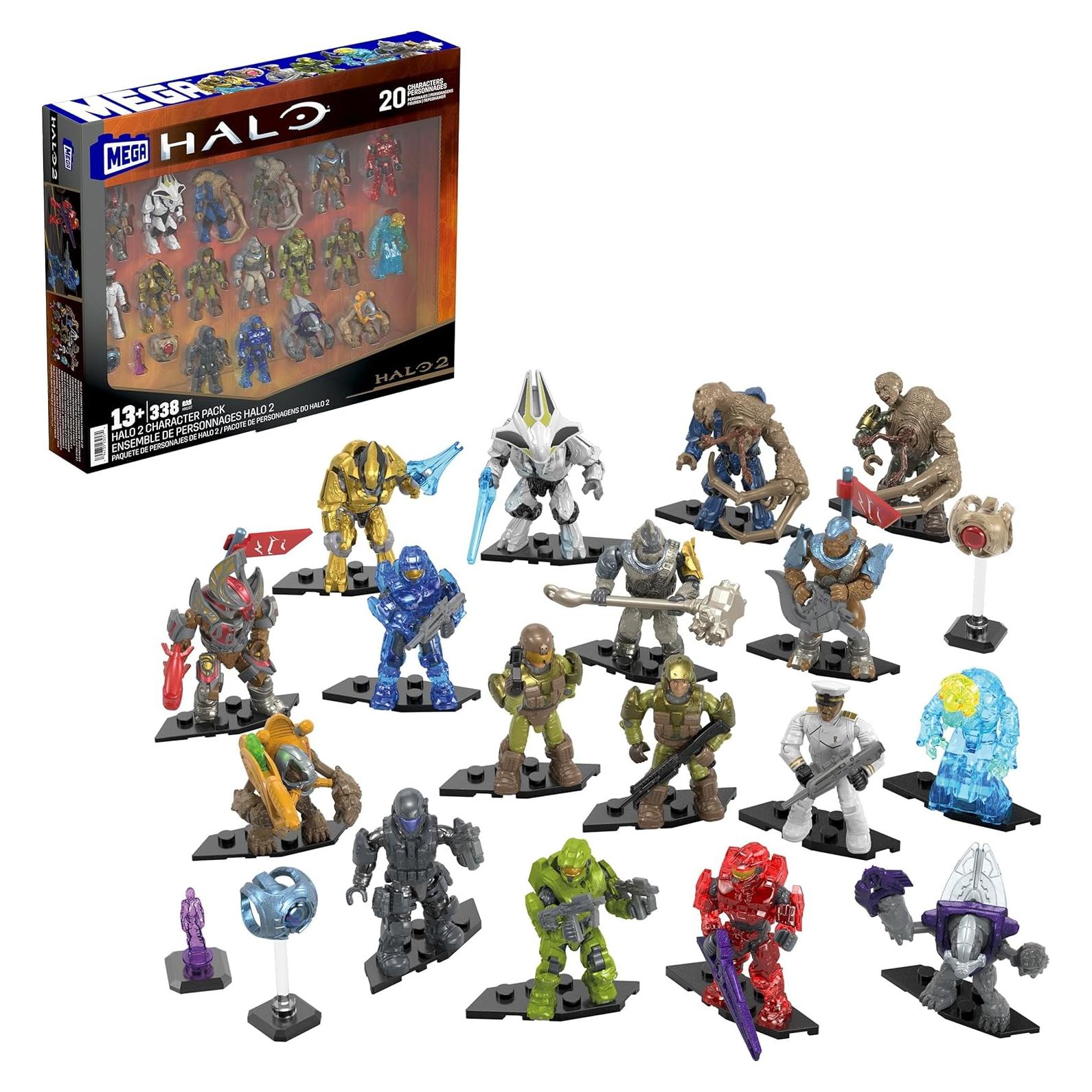 Figuras de Acción Mega Halo 20 Piezas 5,08 cm Coleccionables