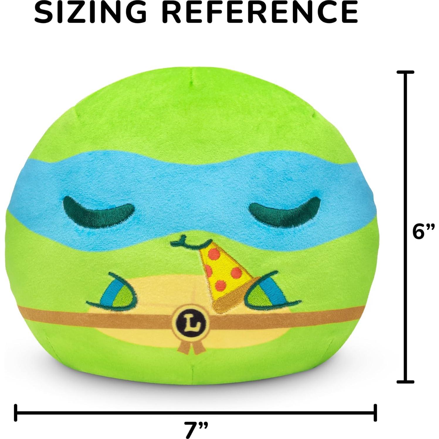 Peluche Reversible TeeTurtle Tortugas Ninja Leonardo 15 cm