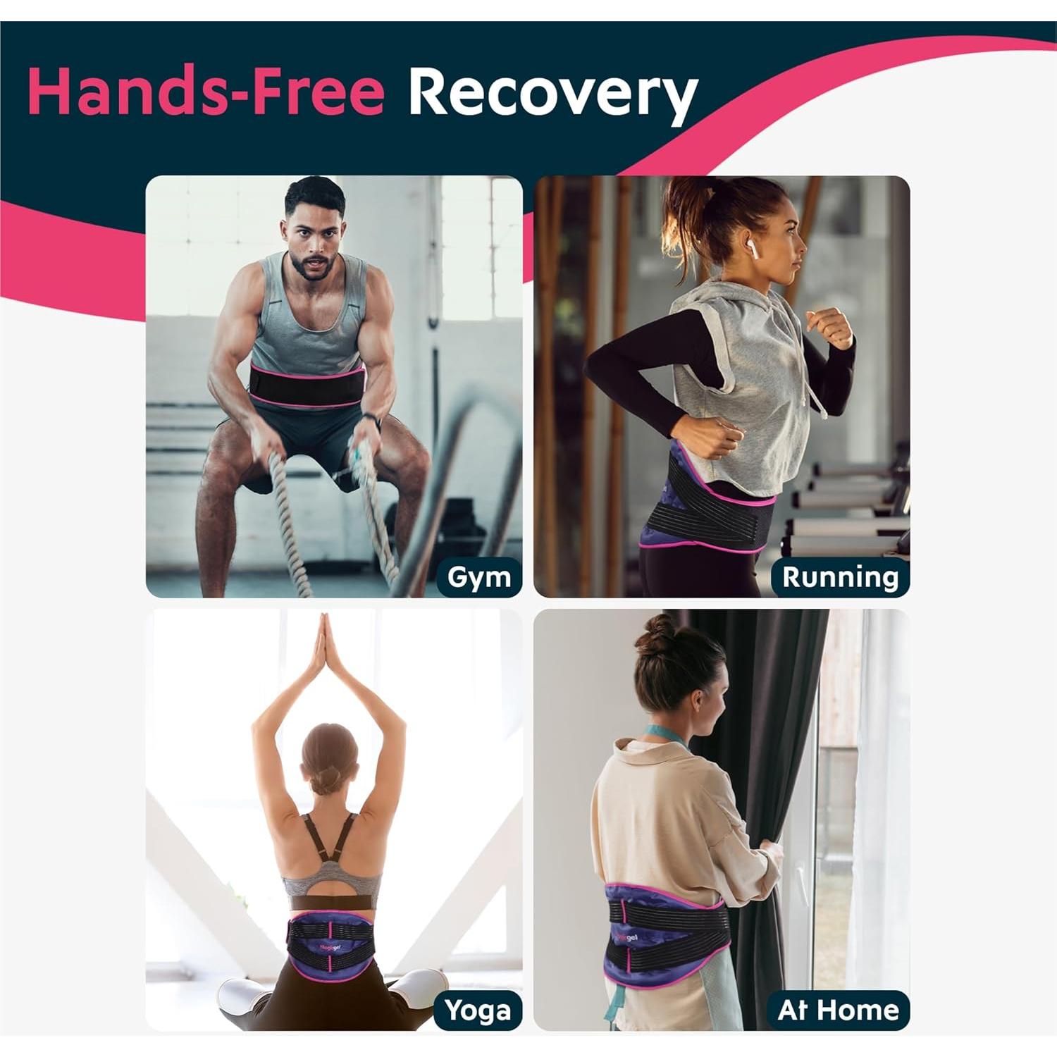 Paquete de Hielo de Gel Mágico Stretton para Espalda 21x20cm