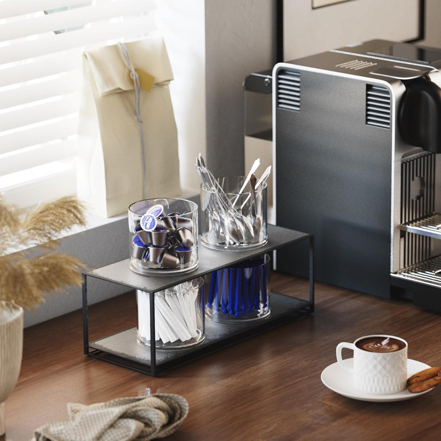 Soporte para Lápices Redondo MaxGear 2 Pack Acrílico Transparente