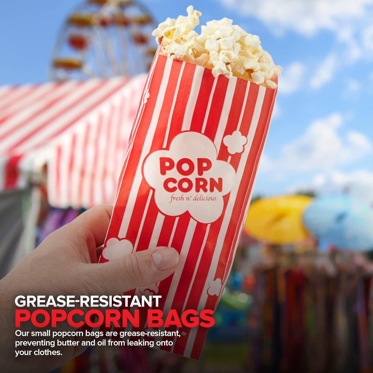 Bolsas de Papel para Palomitas Stock Your Home 100 Unidades 28g