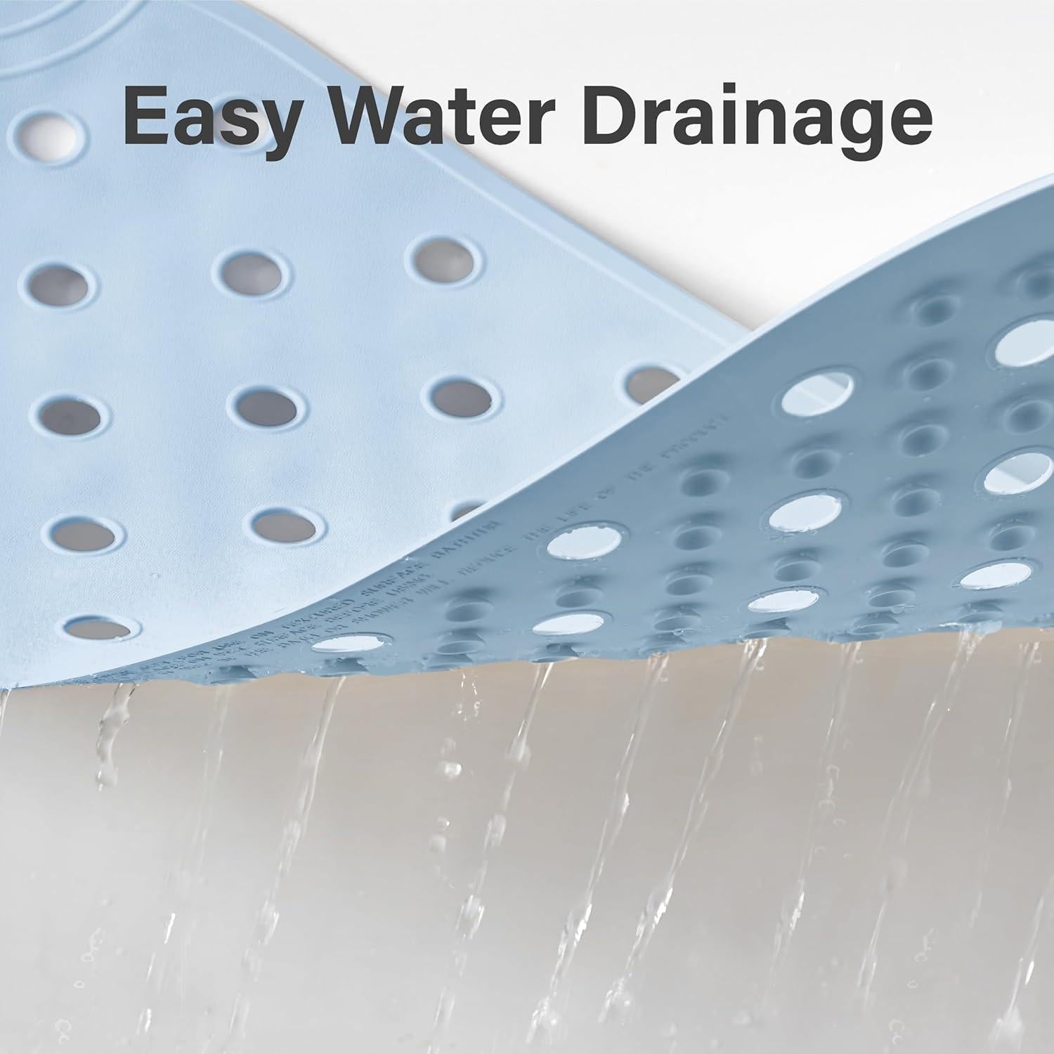 Alfombrilla de Baño Antideslizante SelfSuite 79x36 cm Azul