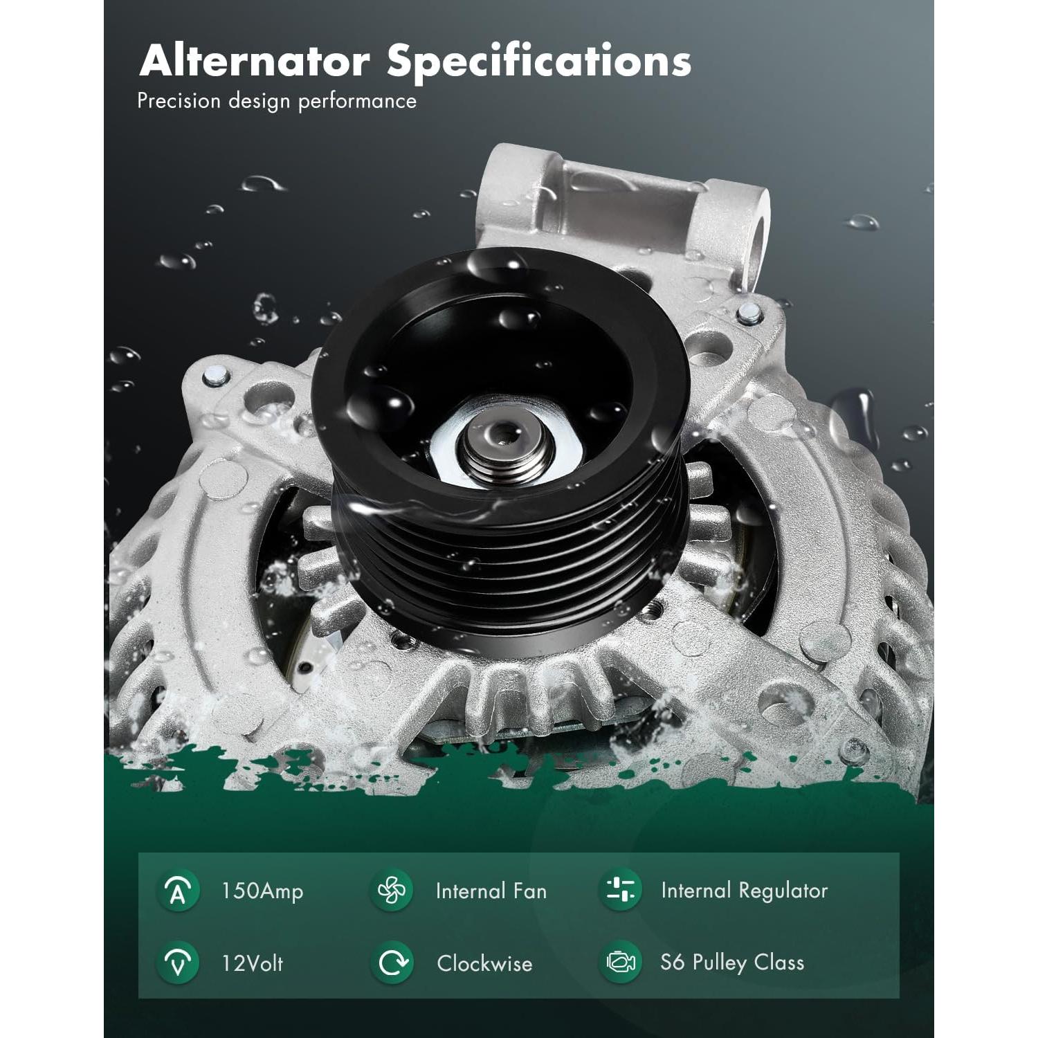 Alternador SCITOO 12V 150A para Land Rover Range Rover