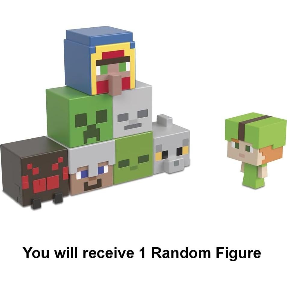 Figura Coleccionable Minecraft Mob Head Minis - Mattel