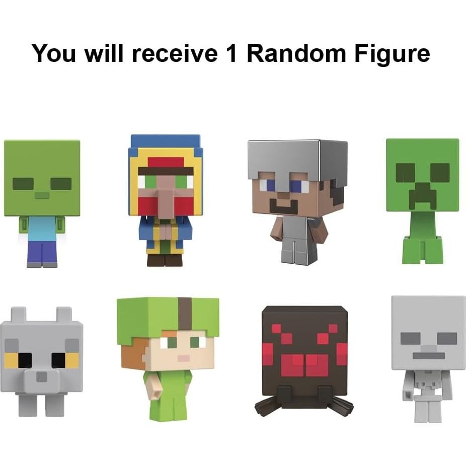 Figura Coleccionable Minecraft Mob Head Minis - Mattel