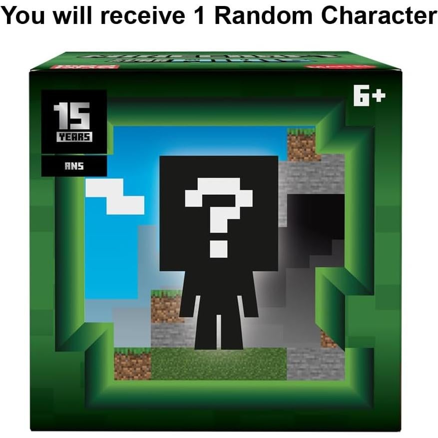 Figura Coleccionable Minecraft Mob Head Minis - Mattel