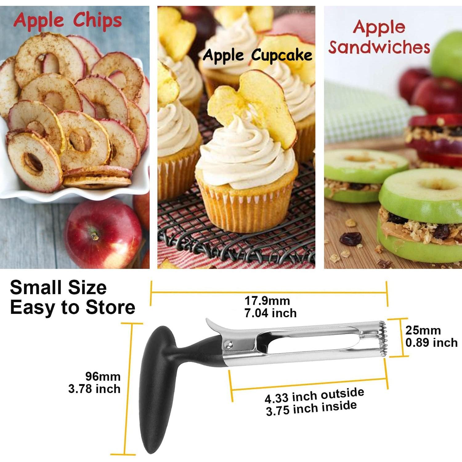 Quita Corazones de Manzana Obsoorth - Acero Inoxidable, 18 cm