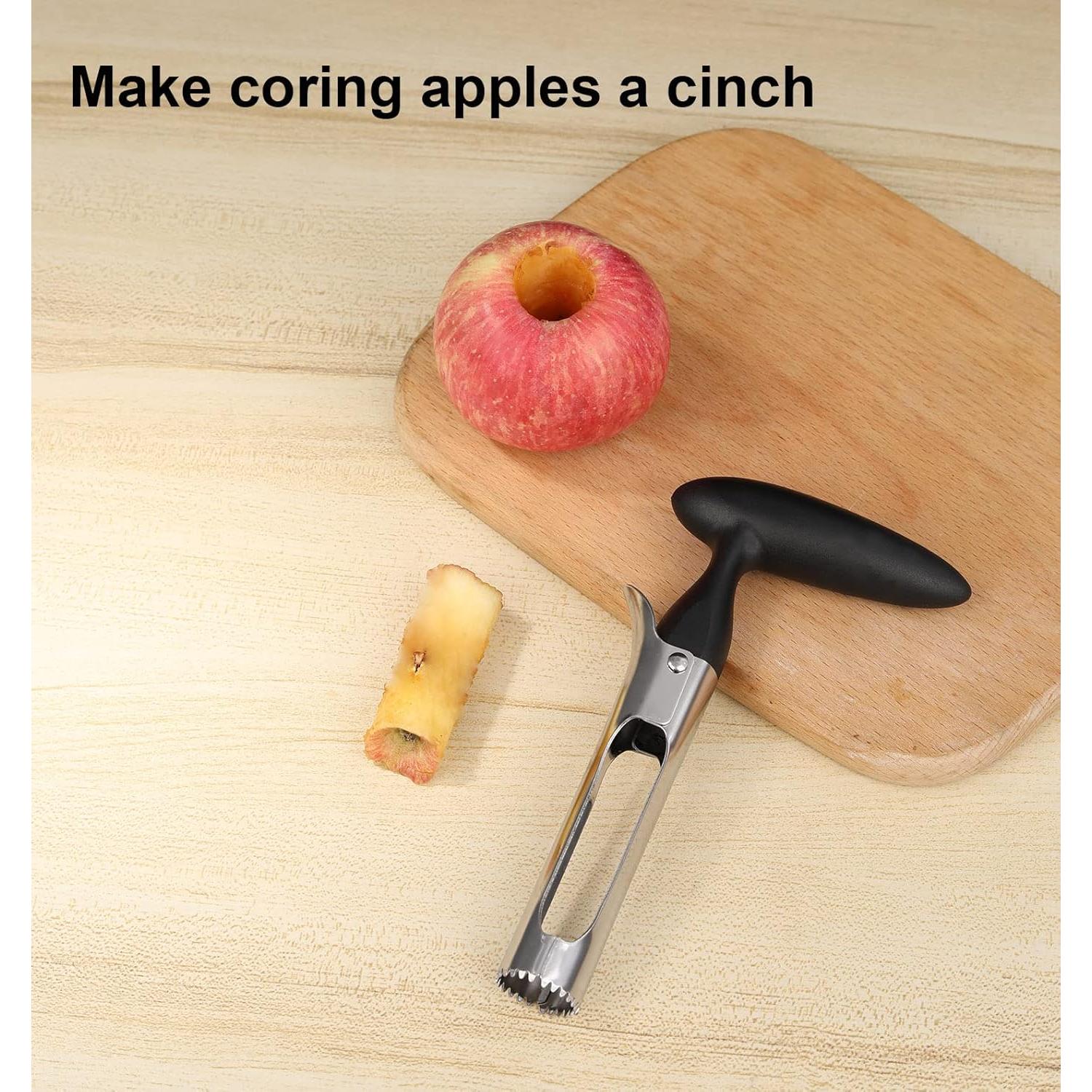 Quita Corazones de Manzana Obsoorth - Acero Inoxidable, 18 cm